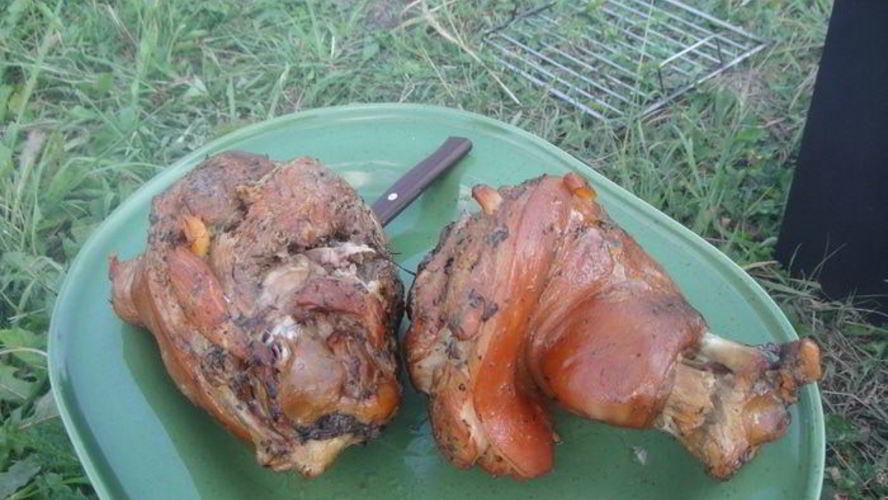 Рецепт копченая рулька