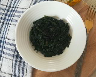 Корейская закуска из шпината