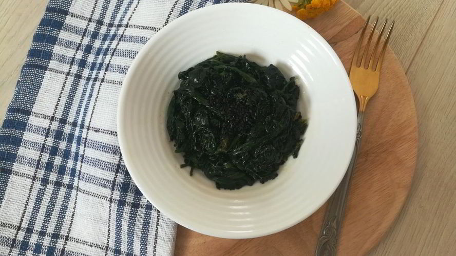 Рецепт корейская закуска из шпината