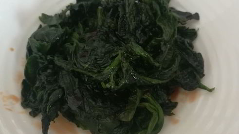 корейская закуска из шпината