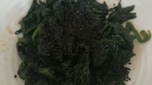 корейская закуска из шпината