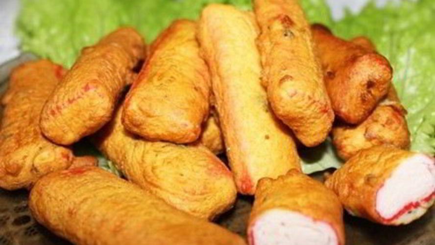 Рецепт крабовые палочки в кляре под соусом