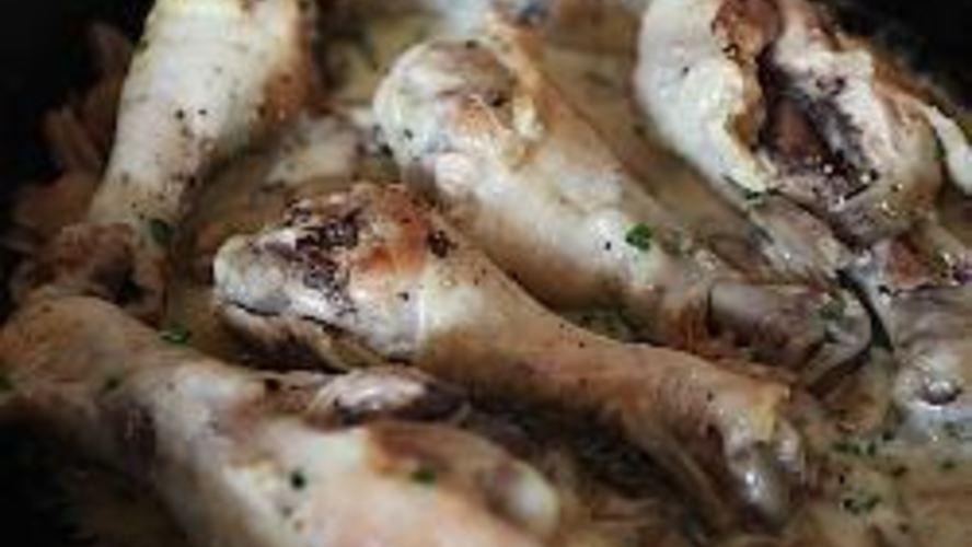 Рецепт куриные ножки с маринованными грибами