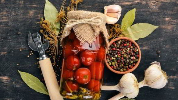 Рецепт Маринованные помидоры с кориандром и перцем