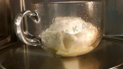 белковый омлет в микроволновке