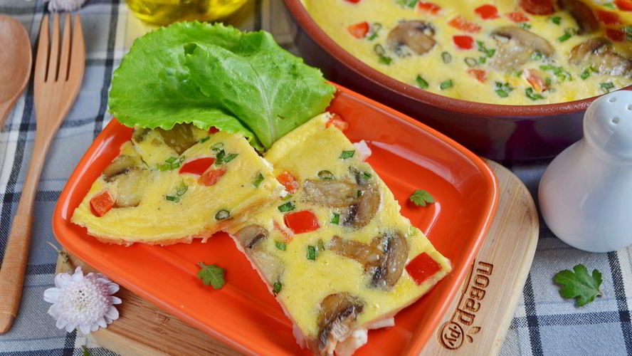 Рецепт быстрый омлет в духовке