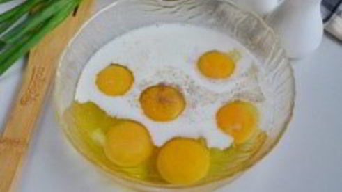 быстрый омлет в духовке