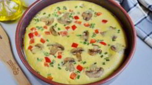 быстрый омлет в духовке