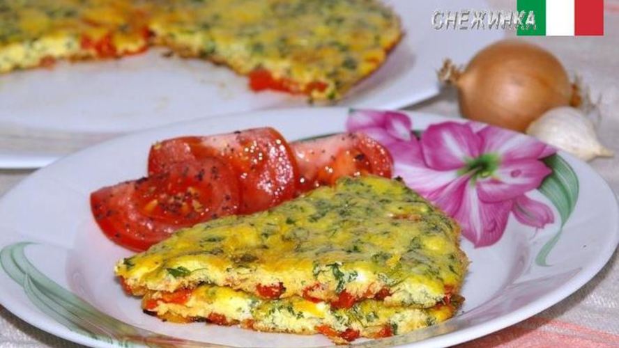 Рецепт фриттата — итальянский омлет