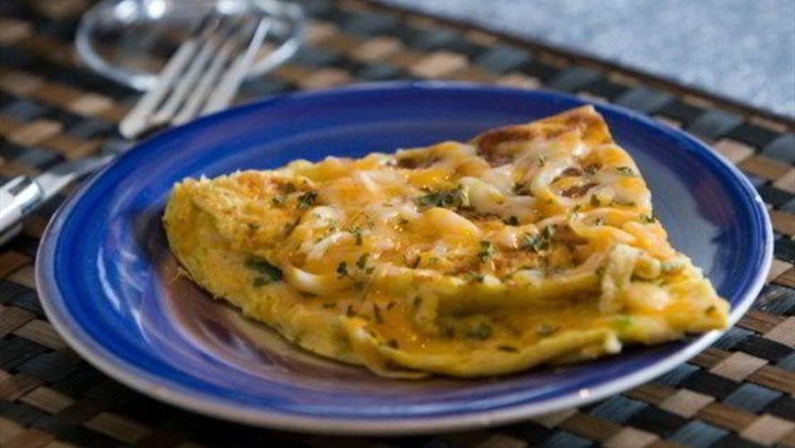 Рецепт фриттата с фетой, цукини и мятой