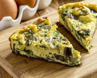 Фриттата с грибами