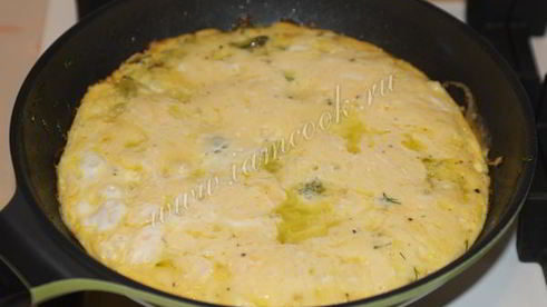 фриттата с кабачками