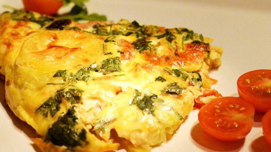 Рецепт фриттата с кабачком