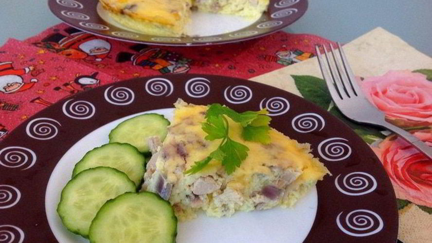 Рецепт фриттата с курицей