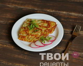 Хрустящий картофельный омлет