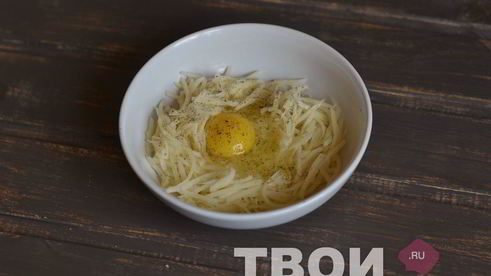 хрустящий картофельный омлет