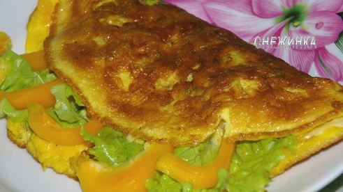 классический французский омлет