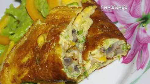 классический французский омлет