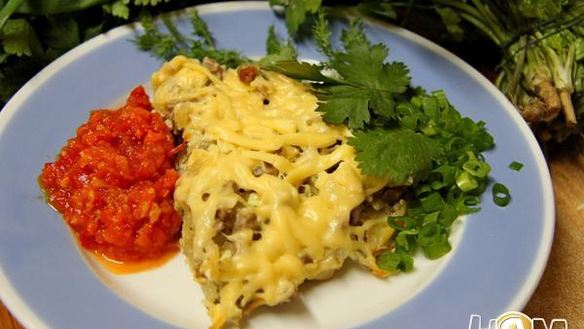 Рецепт Кюкю из мясного фарша