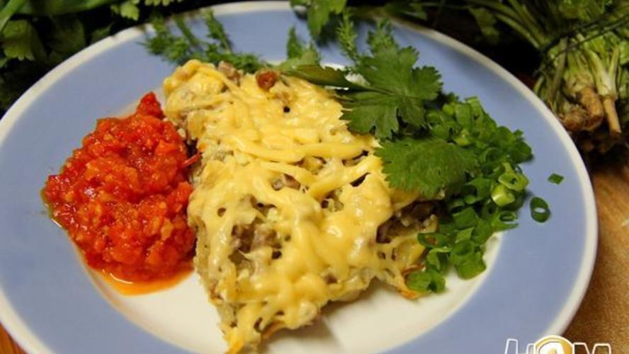 Рецепт кюкю из мясного фарша