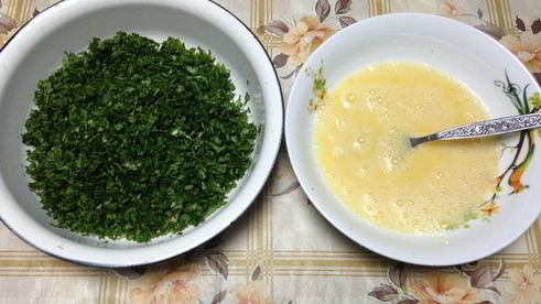 кюкю — омлет с зеленью