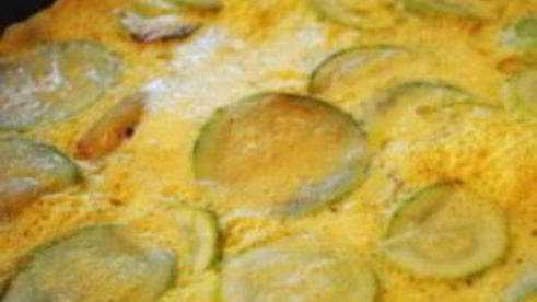 омлет из кабачков на сковороде