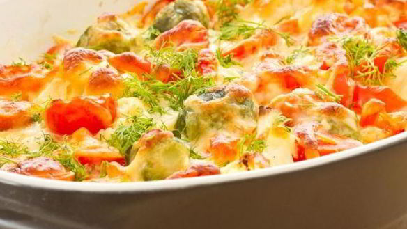 Рецепт Омлет из кабачков с морковью в духовке