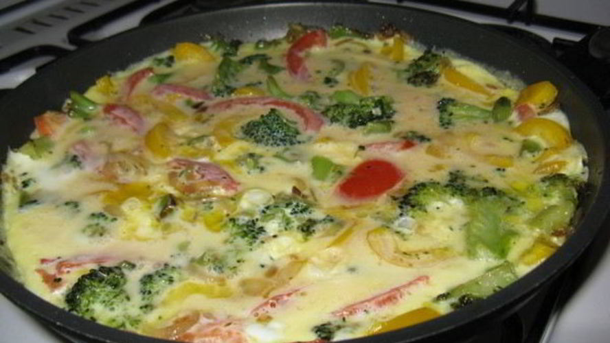 Рецепт омлет на кислом молоке