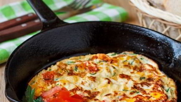 Рецепт Омлет на молоке с овощами