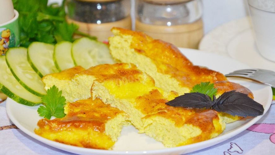 Рецепт омлет на молоке