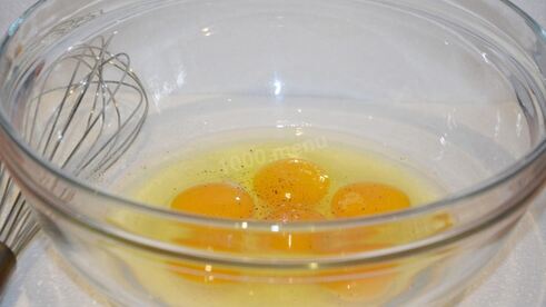 омлет на молоке