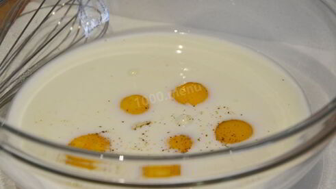 омлет на молоке