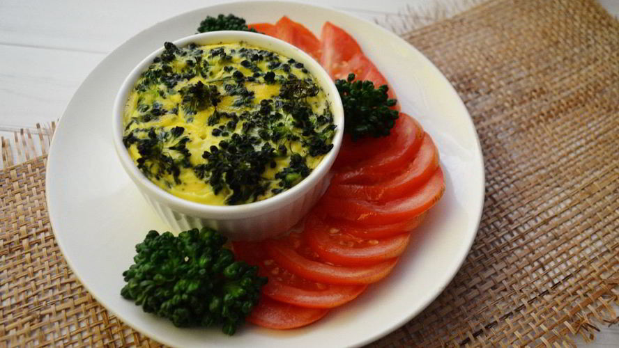 Рецепт омлет с брокколи в духовке