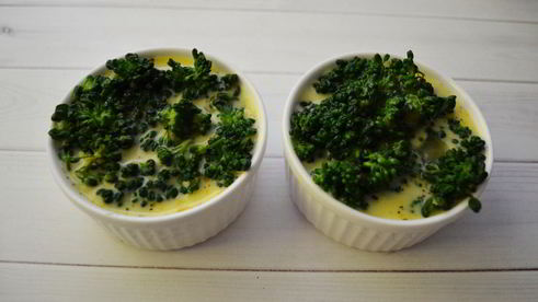 омлет с брокколи в духовке