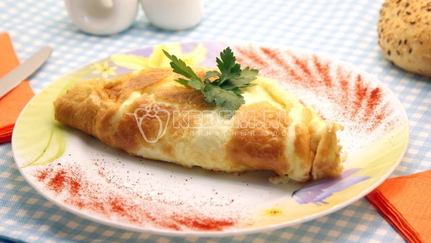 Рецепт омлет с грибами