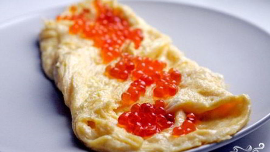 Рецепт омлет с икрой