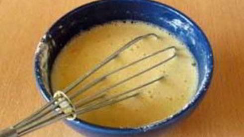 омлет с икрой