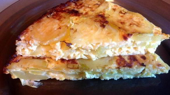 Рецепт Омлет с кабачками в духовке