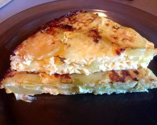 Омлет с кабачками в духовке