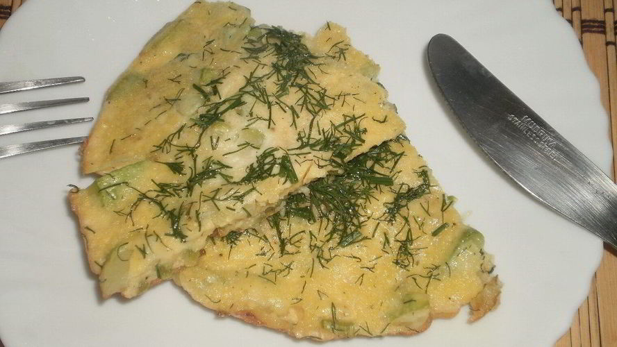 Рецепт омлет с кабачками в мультиварке