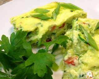 Омлет с кабачками