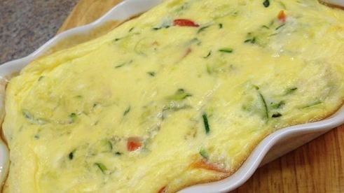 омлет с кабачками