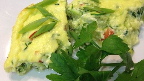 омлет с кабачками