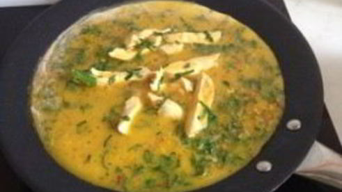 омлет с курицей