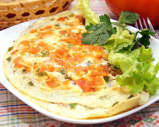 Омлет с помидорами Неаполитанский