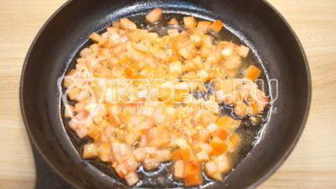 омлет с помидорами неаполитанский