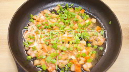 омлет с помидорами неаполитанский