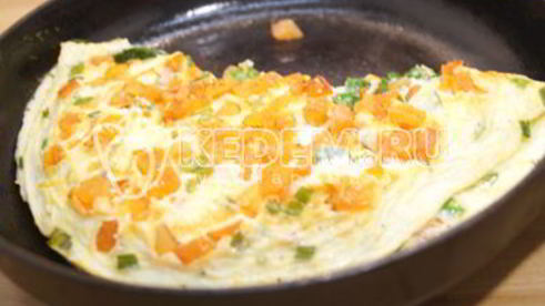 омлет с помидорами неаполитанский