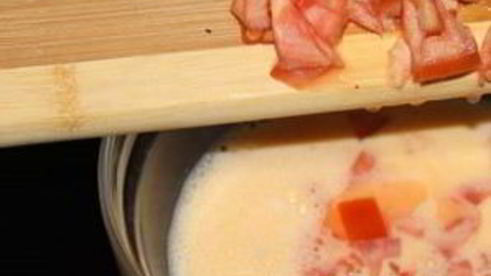 омлет с помидорами в микроволновке