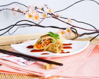 Омлет с рисом по-японски